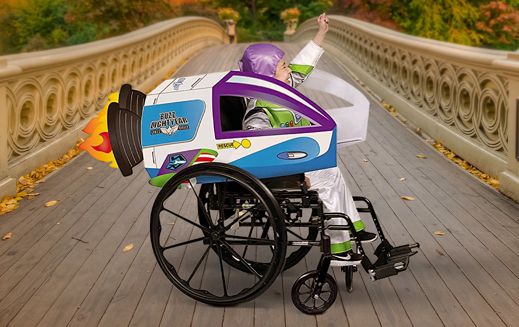 Buzz Lightyear Wheelchair Cover Costume