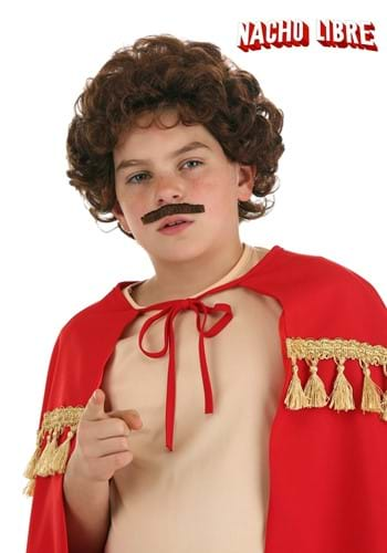 Child Nacho Libre Wig and Mustache