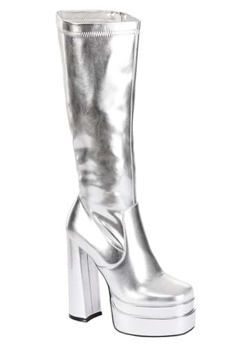 Deluxe Silver Gogo Boots Single UPD