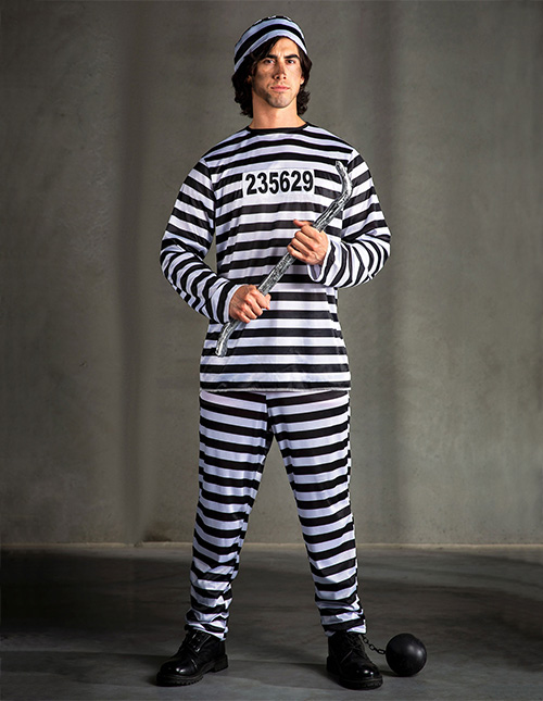 Exclusive Men's Prisoner Costume