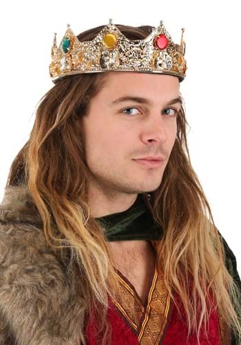 Gold King Costume Crown for Men