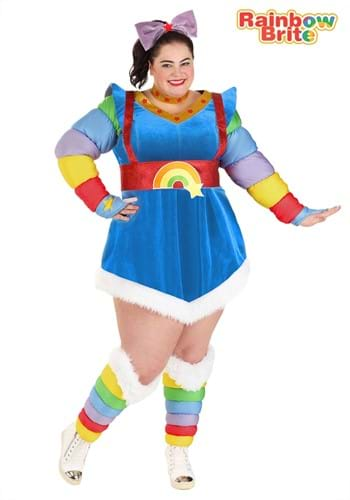 Plus Size Authentic Rainbow Brite Costume