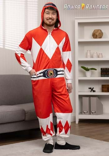 Power Rangers Red Ranger Hooded Union Suit