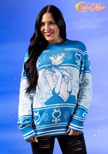 Sailor Mercury Adult Ugly Sweater