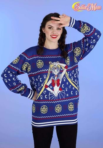 Sailor Moon Fair Isle Adult Ugly Christmas Sweater-0