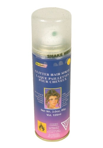 Silver Glitter Hair Spray