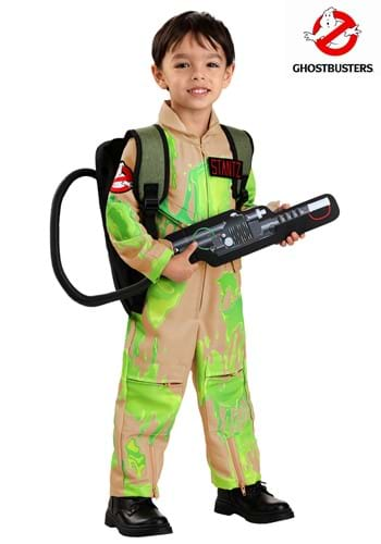 Toddler Slime Covered Ghostbusters Costume