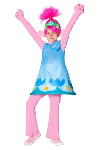 Trolls Girls Poppy Premium Costume