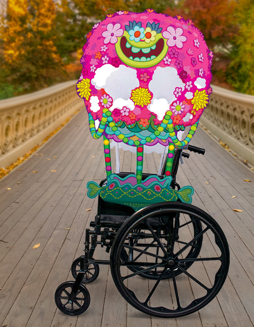 Trolls Wheelchair Decoration