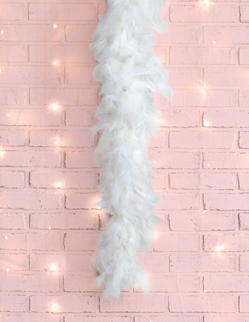 White Feather Boa