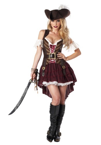 Women Sexy Swashbuckler Captain Costume