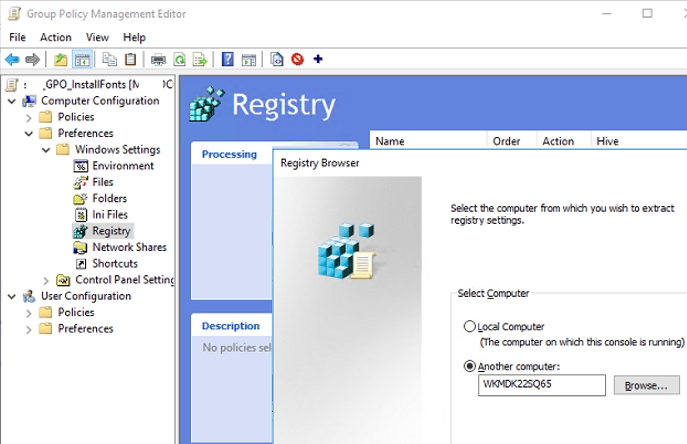 gpo remote registry browser