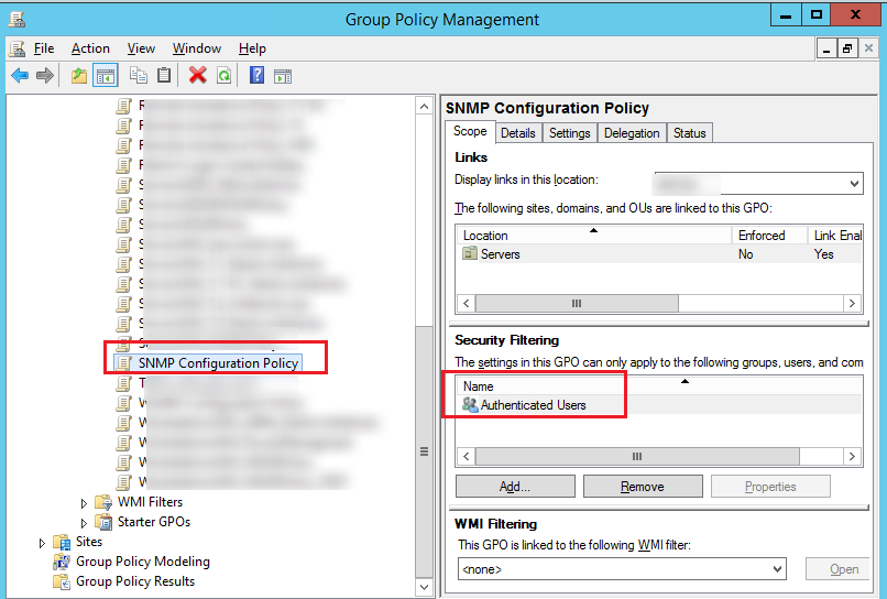 GPO Security Filtering - authenticated users by default