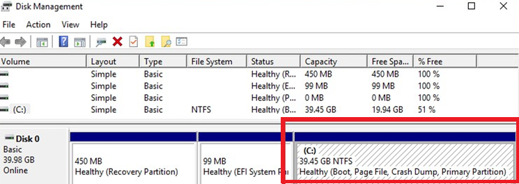 Shrink a Hard Drive Volume in Windows