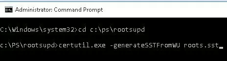 certutil.exe -generateSSTFromWU roots.sst