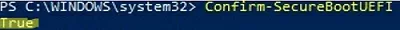 check windows uefi boot with Confirm-SecureBootUEFI 