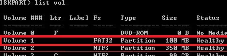 efi partition on windows 10