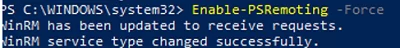 enable-psremoting (winrm) powershell manually