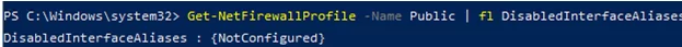 Get-NetFirewallProfile
