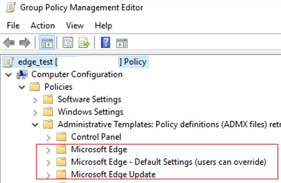 new gpo setting in gpmc.msc editor