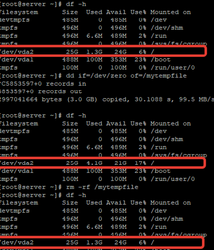 Qcow2 disk format file size